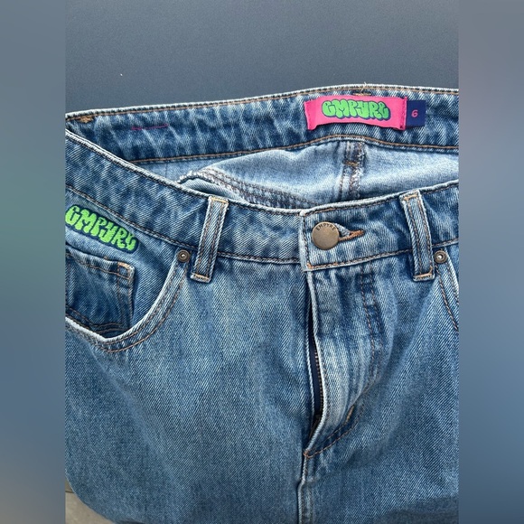 Empyre Leah Billie Wash Blue Denim Skirt Size 6 - Picture 2 of 7